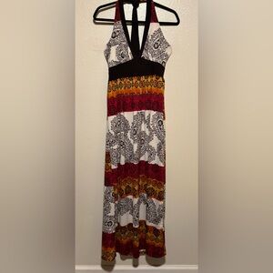 JFW Full Length Halter Summer Maxi Dress
